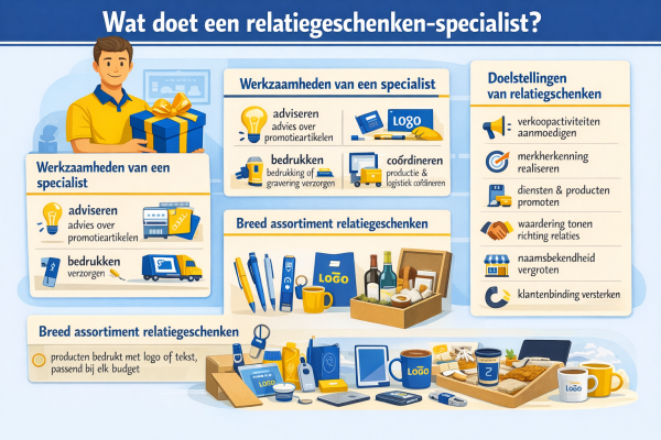 Wat doet een relatiegeschenken-specialist